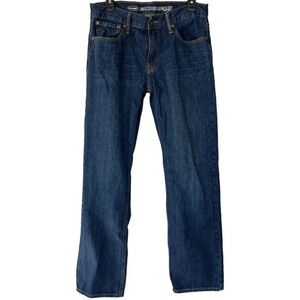 Old Navy Mens Famous Jeans Loose Ample Blue Denim Size 31x34 (Actual 33w x 32.5)